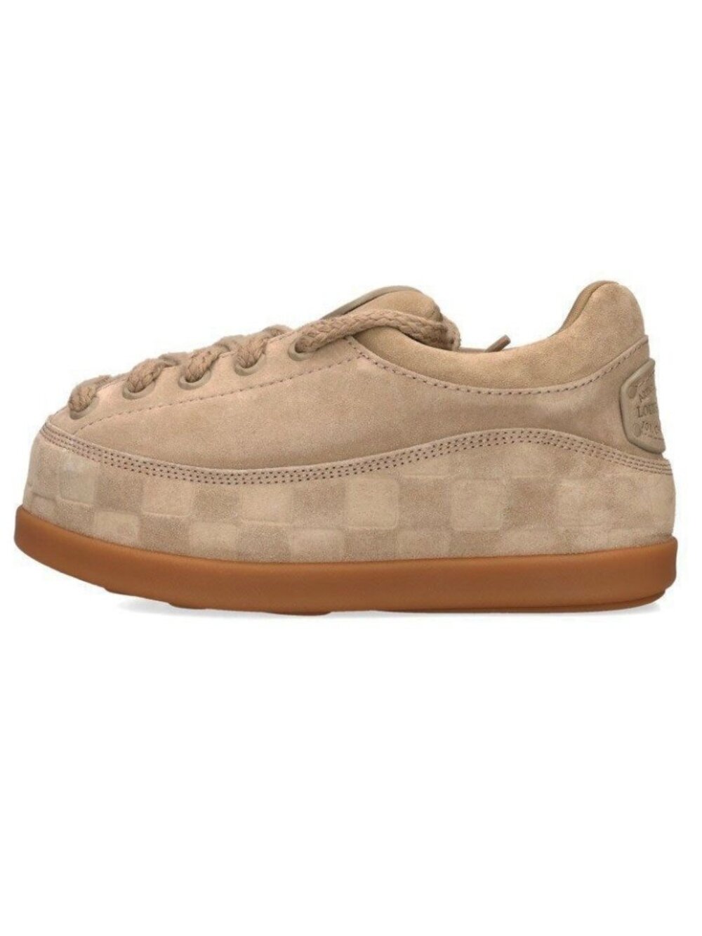 Louis Vuitton LV Yeti Damier Suede Lace-up Low-Top Sneakers